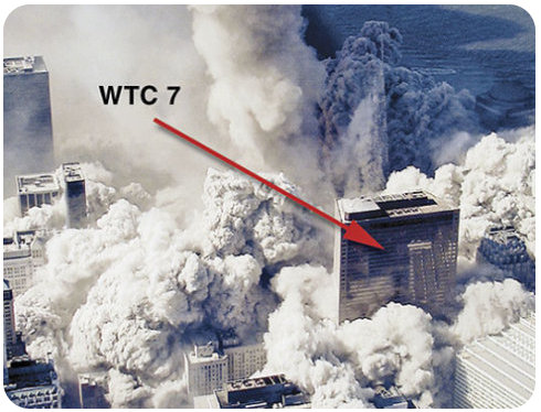 Photos du WTC 7, pris dans les débris lors de l'effondrement des tours jumelles Photos du WTC 7, pris dans les débris lors de l'effondrement des tours jumelles